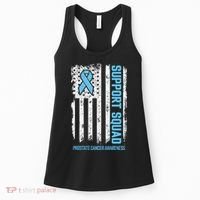 Prostate Cancer Flag Support Squad Prostate Cancer Awareness Women's Tank Top thumb 0