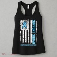 Prostate Cancer Flag Support Squad Prostate Cancer Awareness Women's Tank Top thumb 3