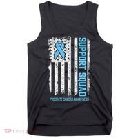 Prostate Cancer Flag Support Squad Prostate Cancer Awareness Tank Top thumb 0
