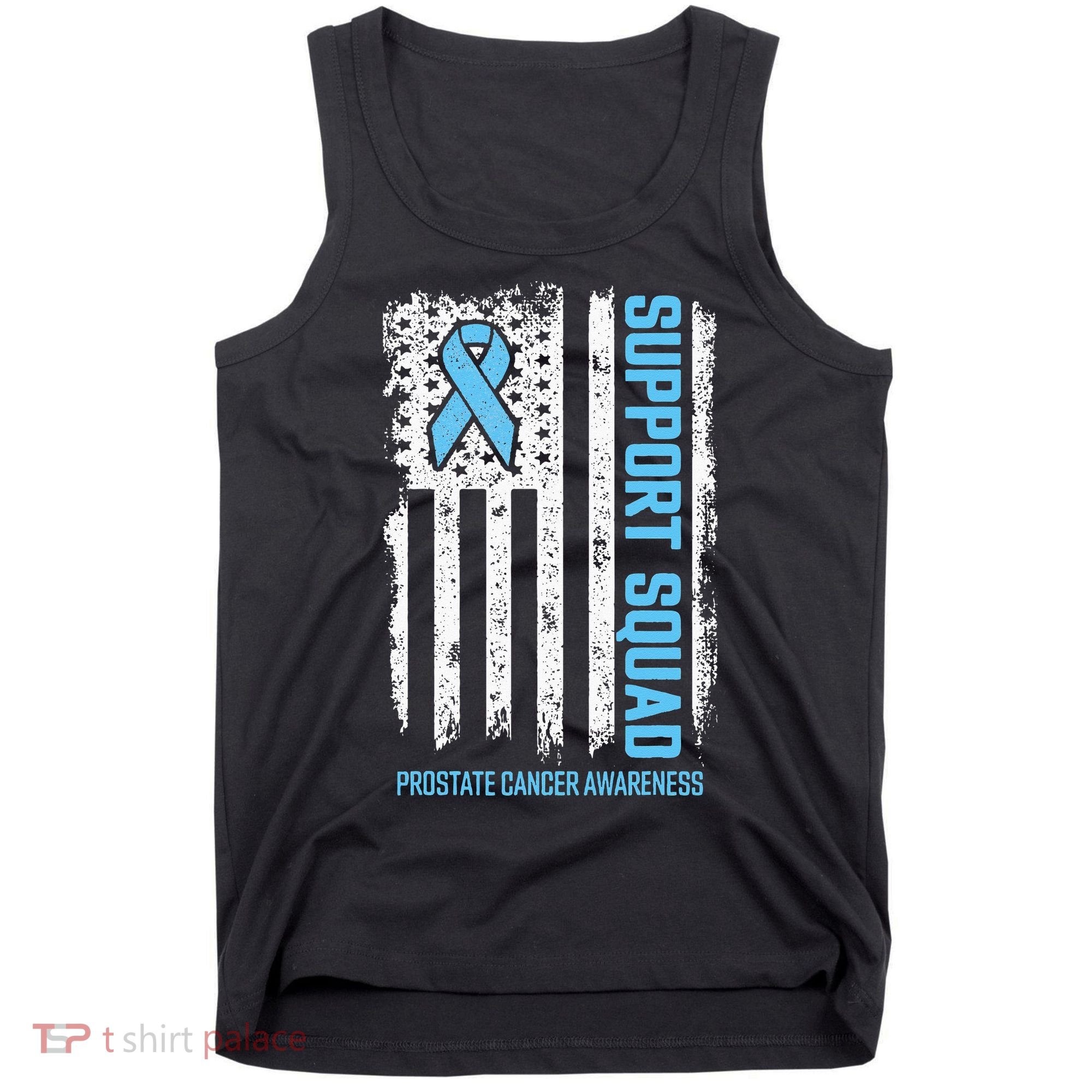 Prostate Cancer Flag Support Squad Prostate Cancer Awareness Tank Top
