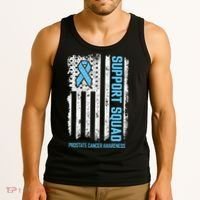 Prostate Cancer Flag Support Squad Prostate Cancer Awareness Tank Top thumb 3