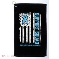 Prostate Cancer Flag Support Squad Prostate Cancer Awareness Golf Towel thumb 0