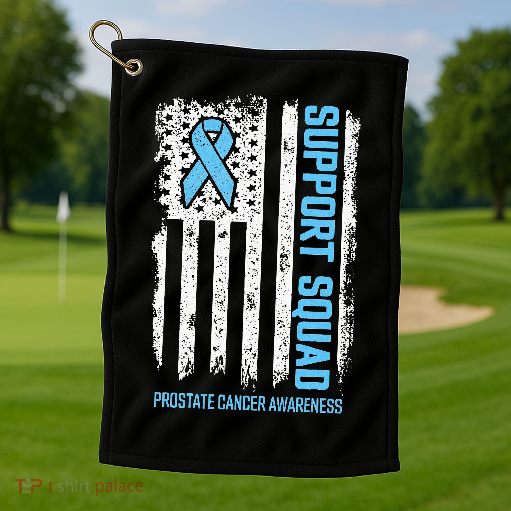 Prostate Cancer Flag Support Squad Prostate Cancer Awareness Golf Towel