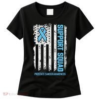 Prostate Cancer Flag Support Squad Prostate Cancer Awareness Women's T-Shirt thumb 0