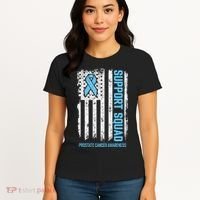 Prostate Cancer Flag Support Squad Prostate Cancer Awareness Women's T-Shirt thumb 4