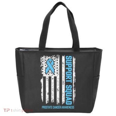 Prostate Cancer Flag Support Squad Prostate Cancer Awareness Tote Bag