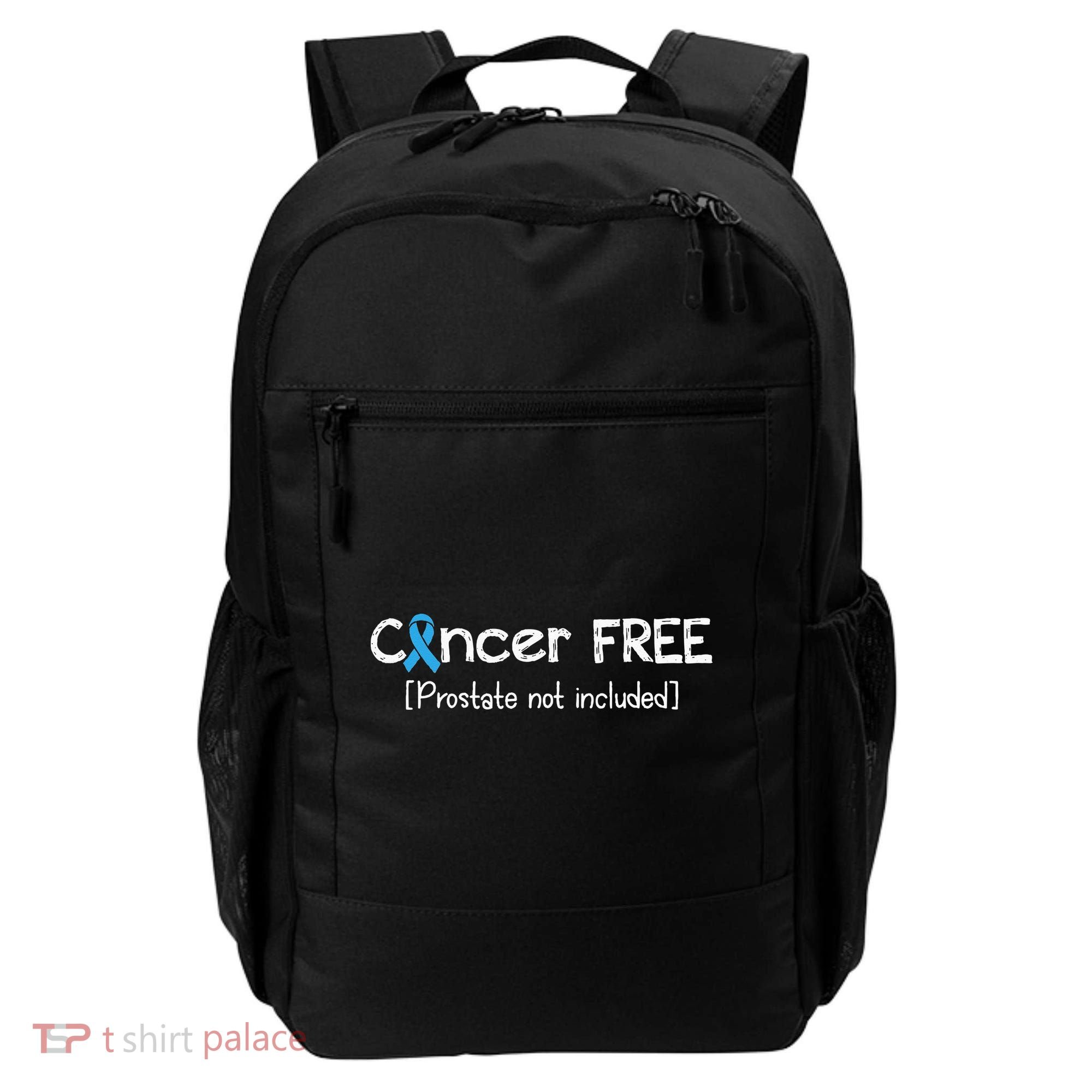 Prostate Cancer Free Prostate Cancer Awareness Ribbon Backpack