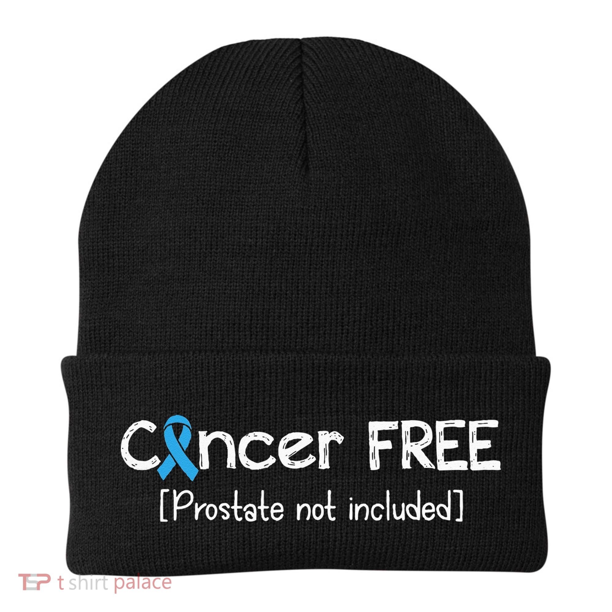 Prostate Cancer Free Prostate Cancer Awareness Ribbon Beanie