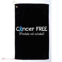 Prostate Cancer Free Prostate Cancer Awareness Ribbon Golf Towel thumb 0