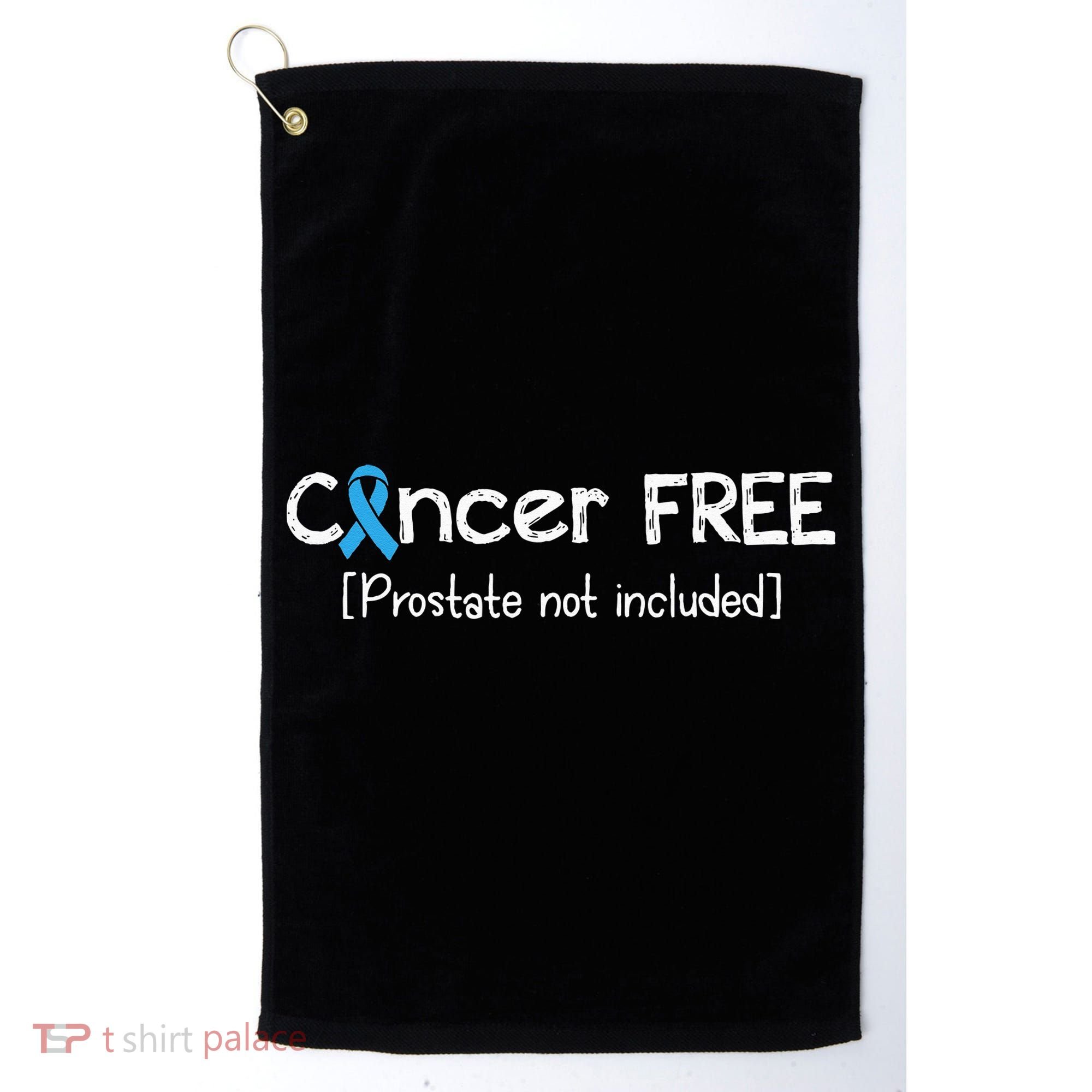 Prostate Cancer Free Prostate Cancer Awareness Ribbon Golf Towel