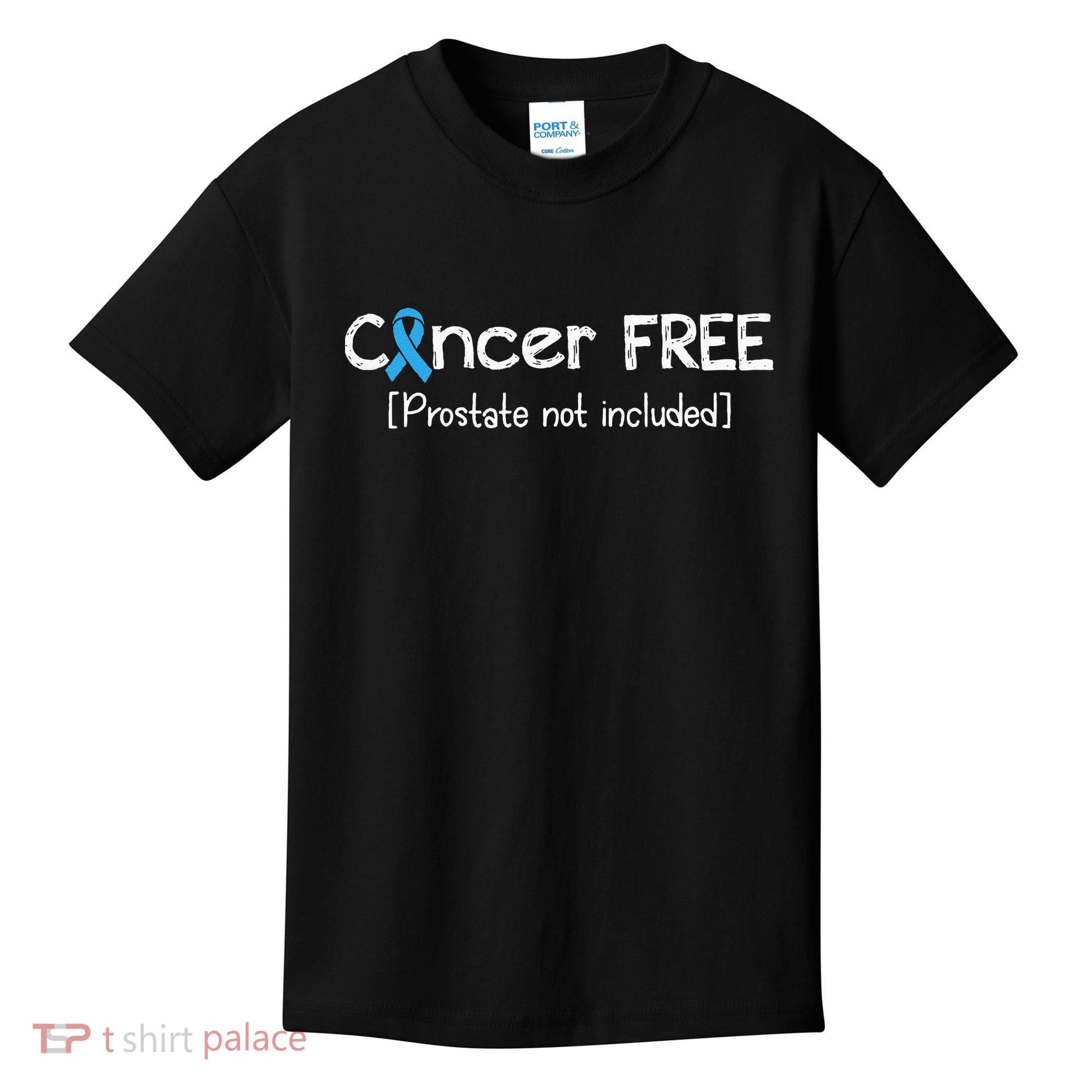 Prostate Cancer Free Prostate Cancer Awareness Ribbon Kids T-Shirt