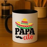 Papa Cito Fathers Day Funny Mexican Cico De Mayo Dad Coffee Mug thumb 4