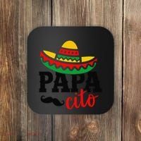 Papa Cito Fathers Day Funny Mexican Cico De Mayo Dad Coaster thumb 0