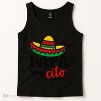 Papa Cito Fathers Day Funny Mexican Cico De Mayo Dad Tank Top thumb 2