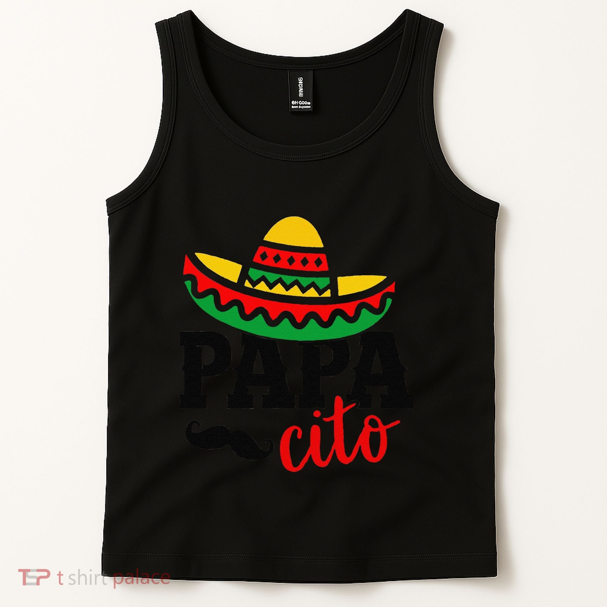 Papa Cito Fathers Day Funny Mexican Cico De Mayo Dad Tank Top