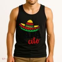 Papa Cito Fathers Day Funny Mexican Cico De Mayo Dad Tank Top thumb 3