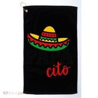 Papa Cito Fathers Day Funny Mexican Cico De Mayo Dad Golf Towel thumb 0