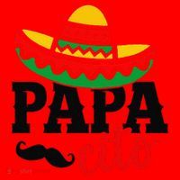 Papa Cito Fathers Day Funny Mexican Cico De Mayo Dad Santa Hat thumb 1