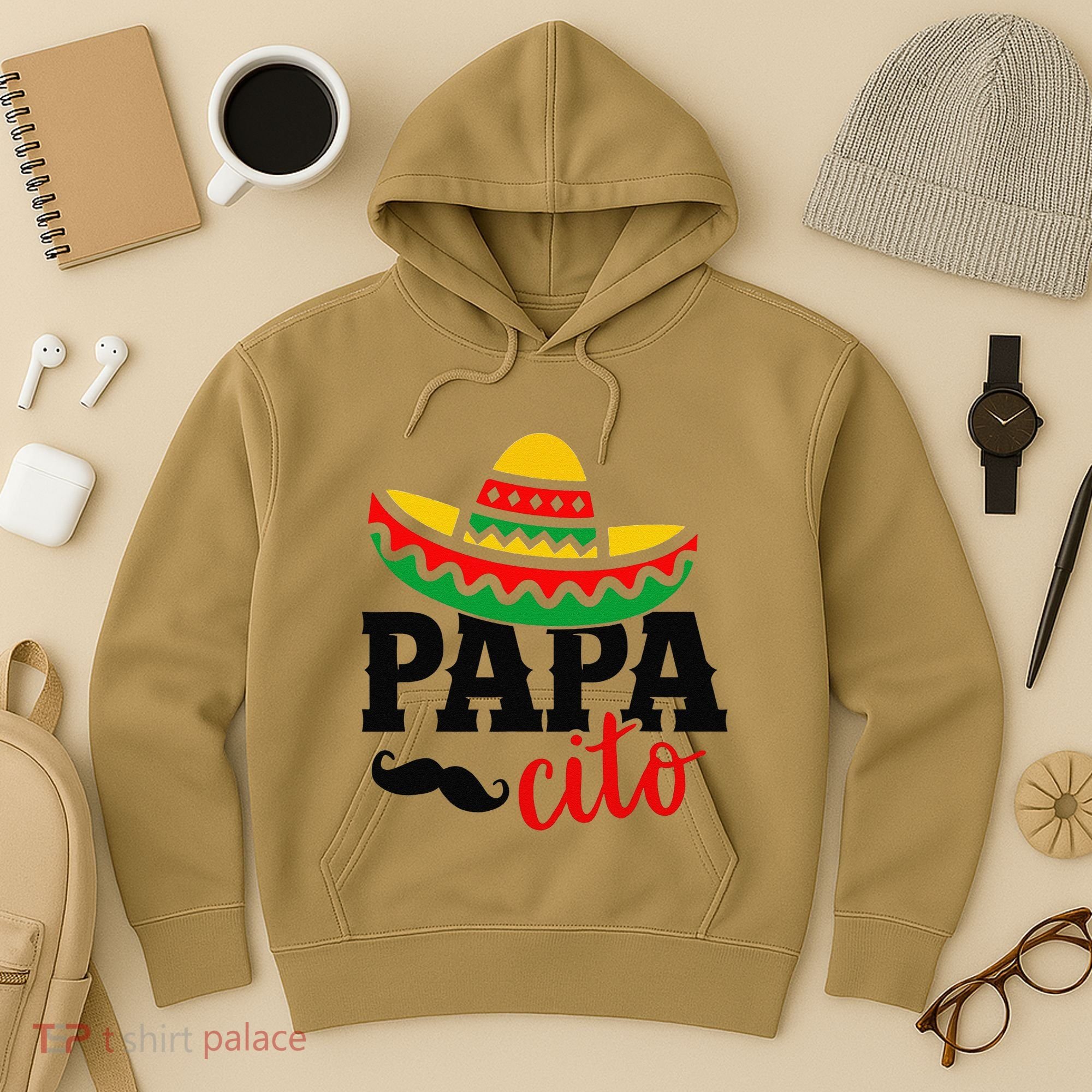 Papa Cito Fathers Day Funny Mexican Cico De Mayo Dad Hoodie