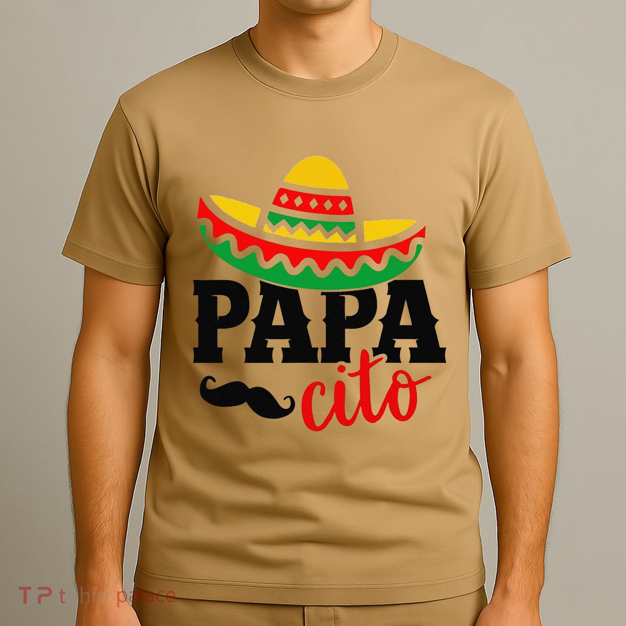 Papa Cito Fathers Day Funny Mexican Cico De Mayo Dad T-Shirt