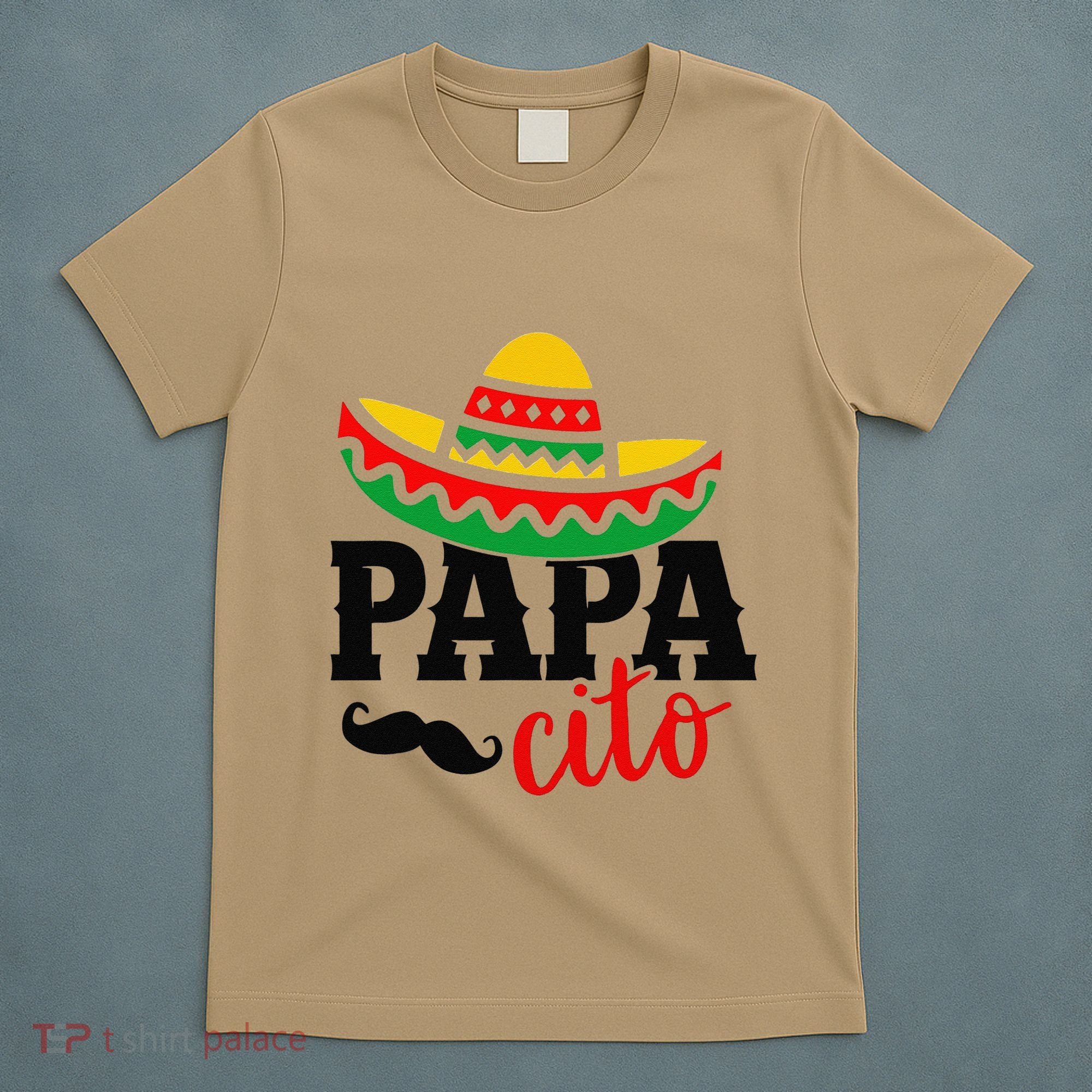 Papa Cito Fathers Day Funny Mexican Cico De Mayo Dad T-Shirt