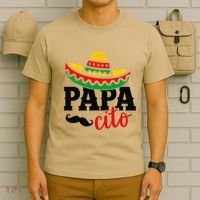 Papa Cito Fathers Day Funny Mexican Cico De Mayo Dad T-Shirt thumb 6