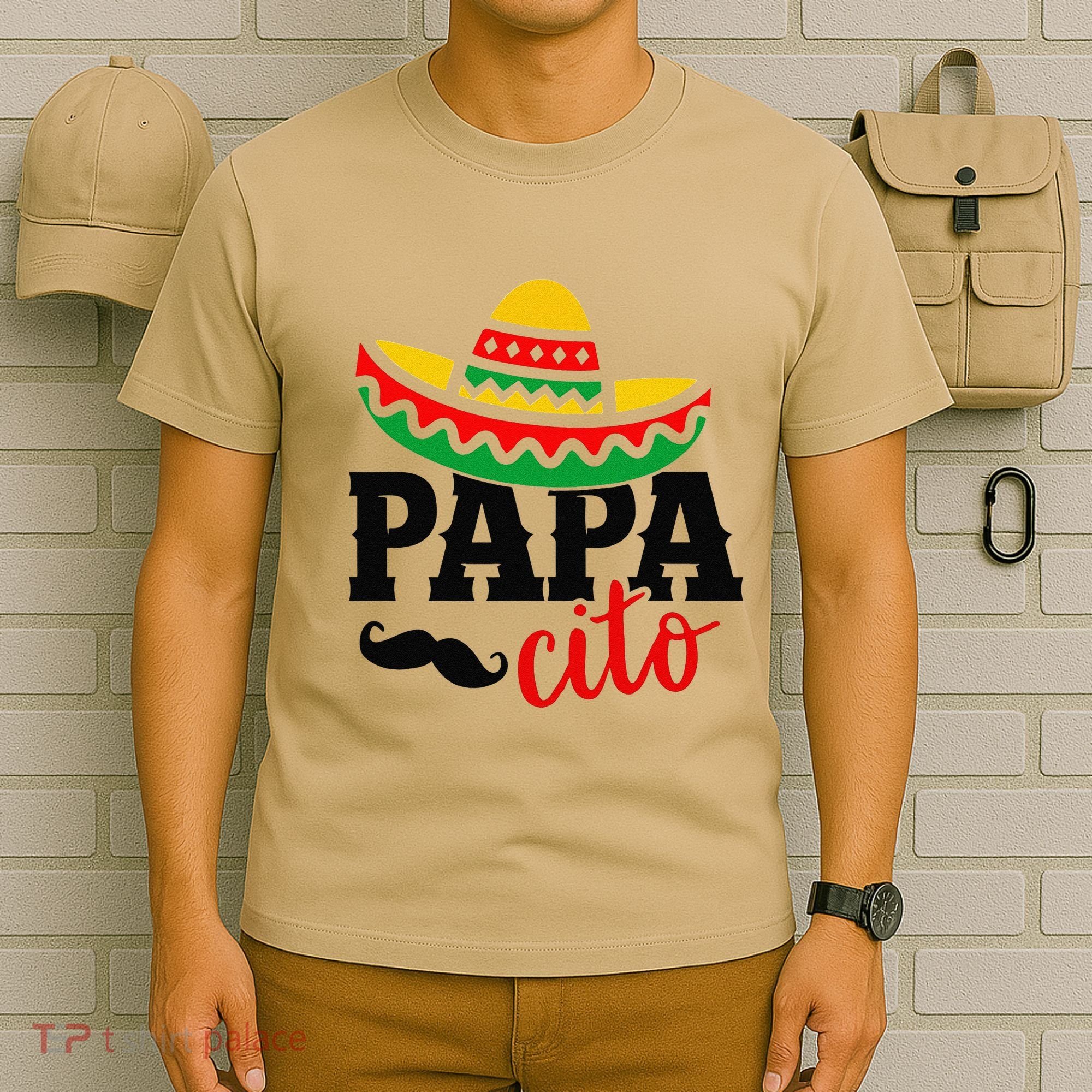 Papa Cito Fathers Day Funny Mexican Cico De Mayo Dad T-Shirt