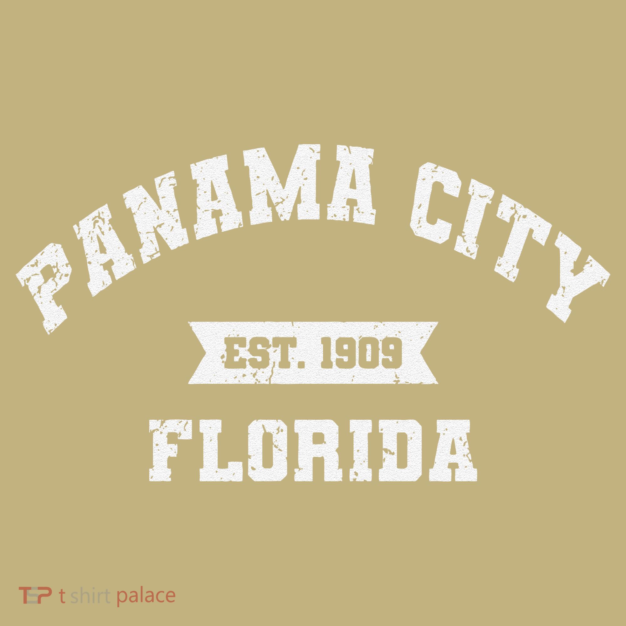 Panama City Florida Fl Vintage Athletic Established T-Shirt