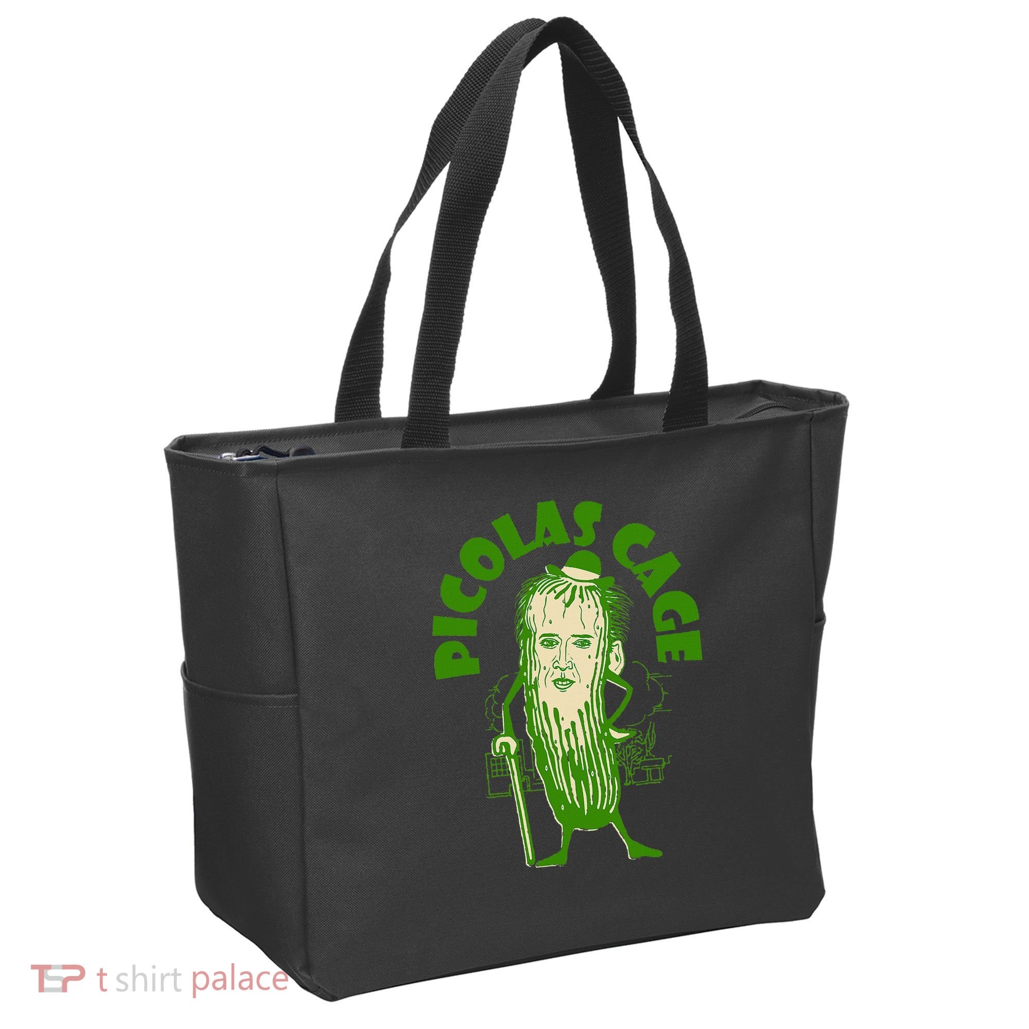 Picolas Cage Funny celebs Meme Cucumber Pickle Cute Tote Bag