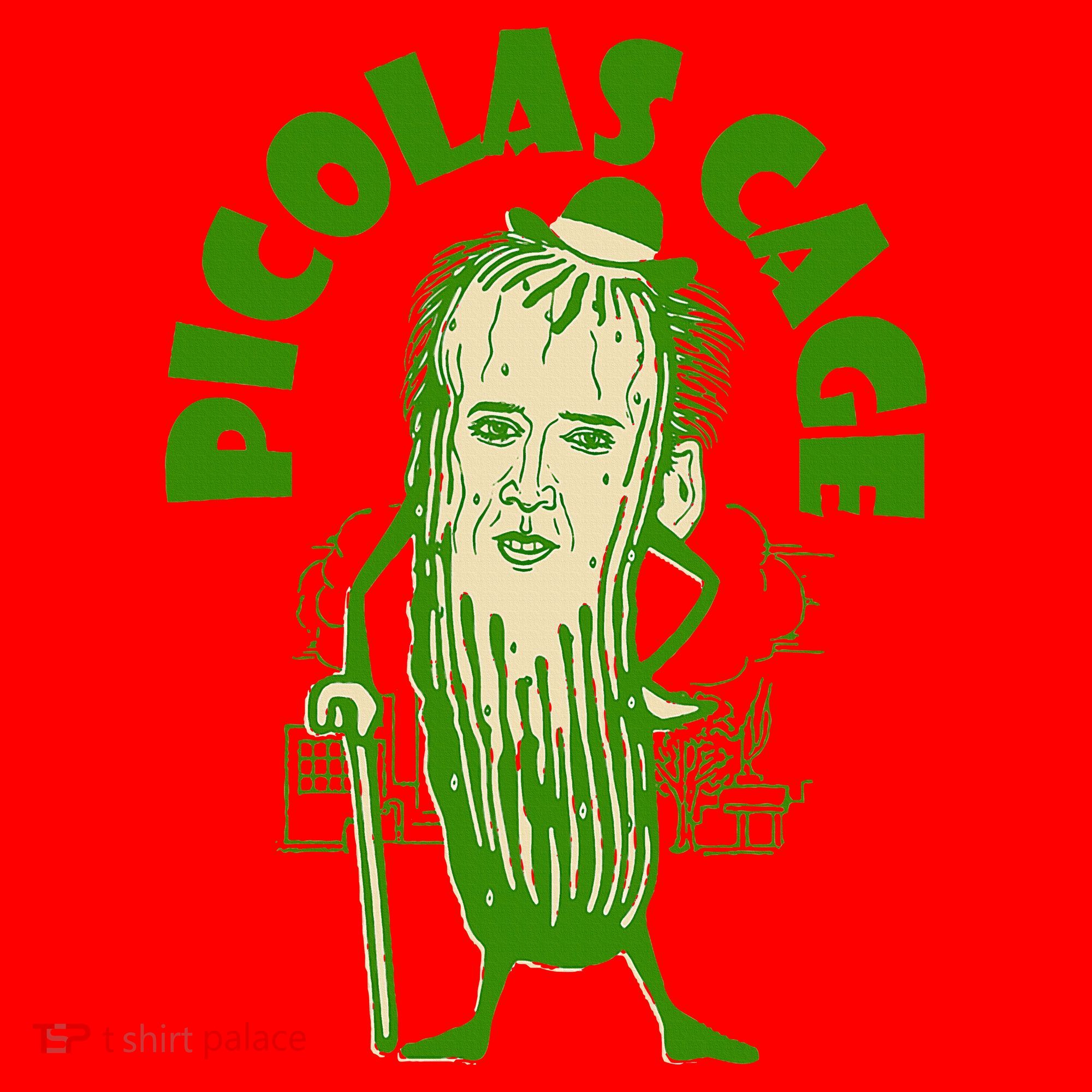 Picolas Cage Funny celebs Meme Cucumber Pickle Cute Santa Hat