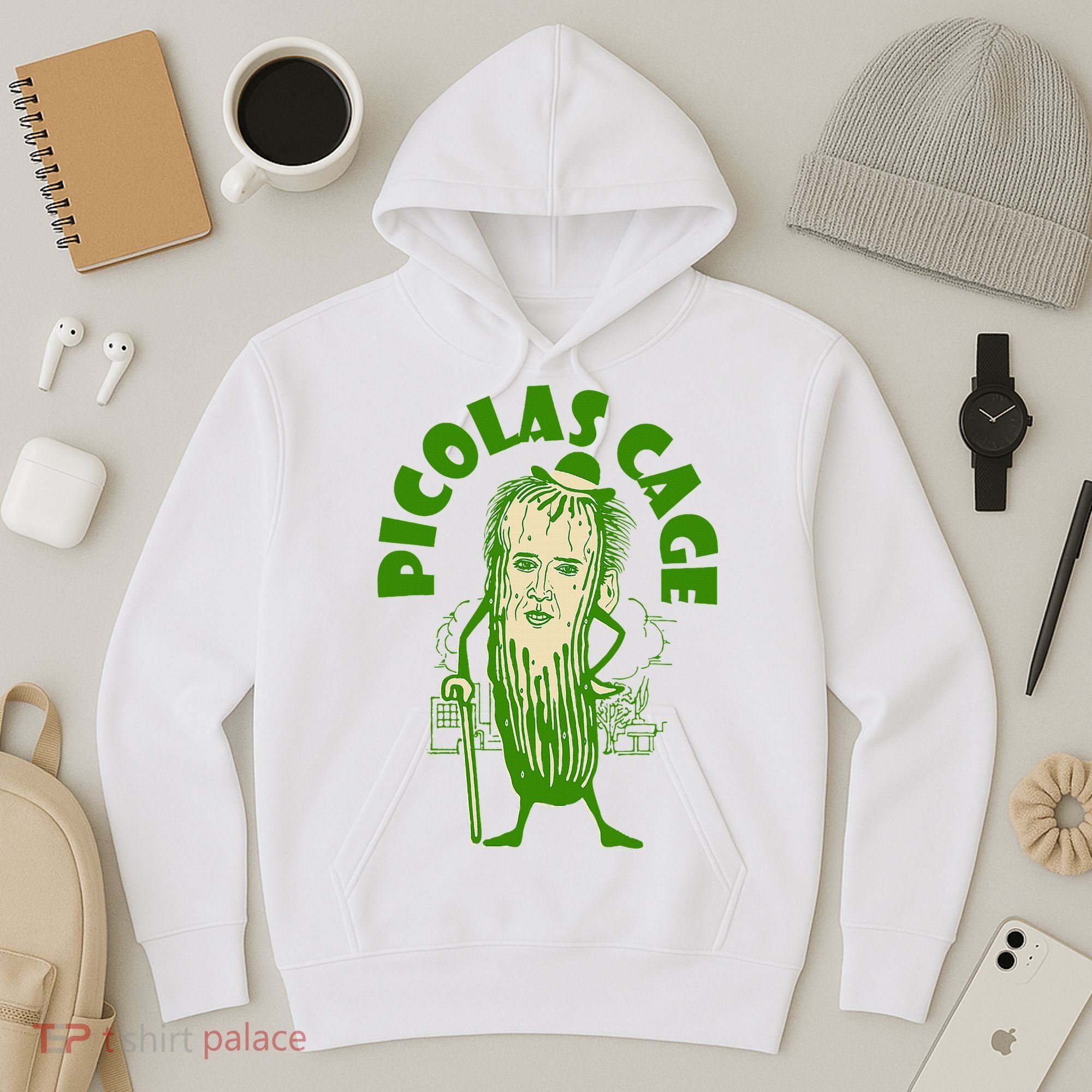 Picolas Cage Funny celebs Meme Cucumber Pickle Cute Hoodie