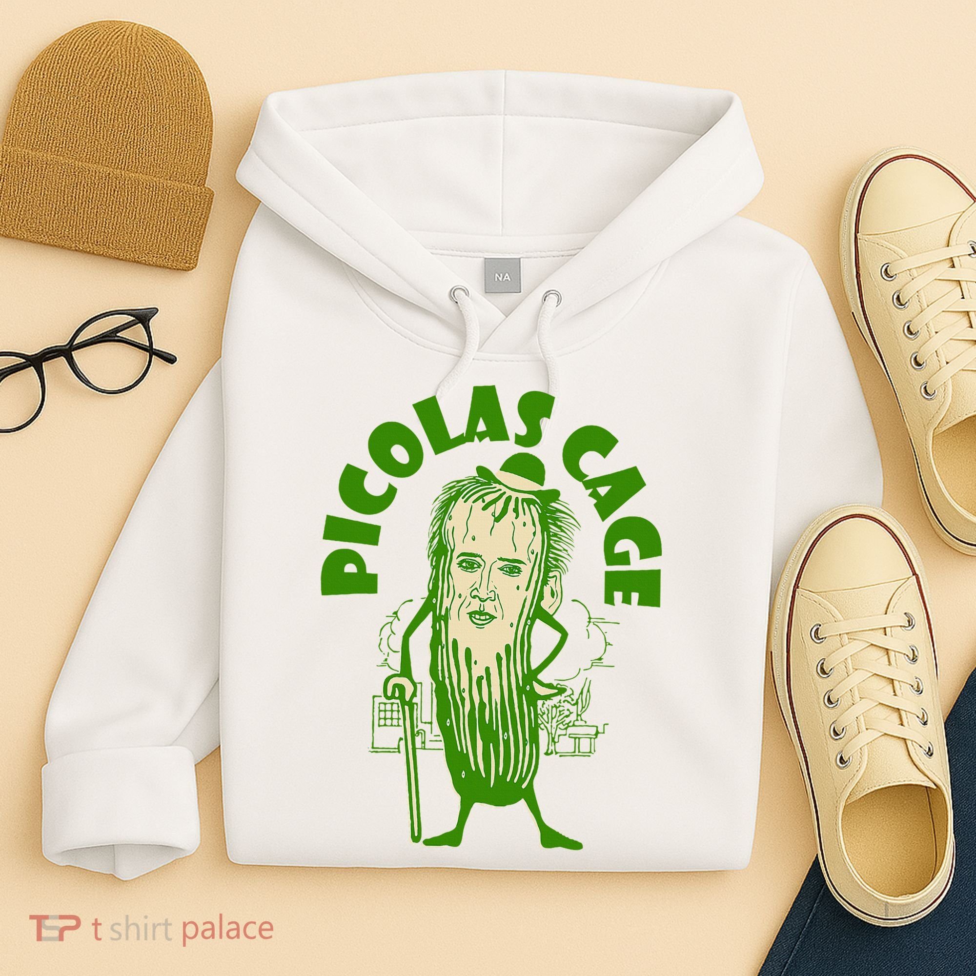 Picolas Cage Funny celebs Meme Cucumber Pickle Cute Hoodie