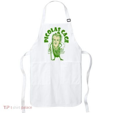 Picolas Cage Funny celebs Meme Cucumber Pickle Cute Apron