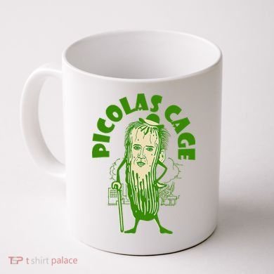 Picolas Cage Funny celebs Meme Cucumber Pickle Cute Coffee Mug