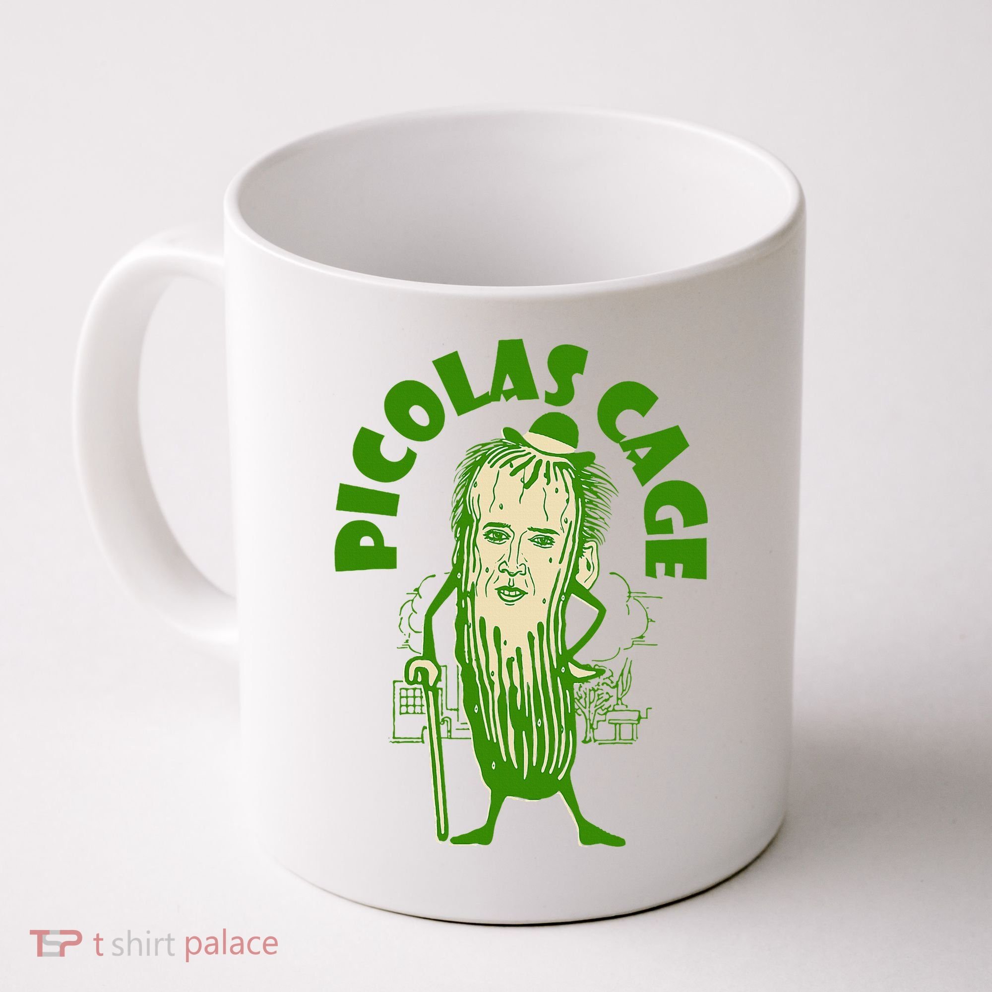 Picolas Cage Funny celebs Meme Cucumber Pickle Cute Coffee Mug