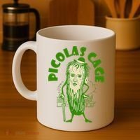 Picolas Cage Funny celebs Meme Cucumber Pickle Cute Coffee Mug thumb 4