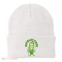 Picolas Cage Funny celebs Meme Cucumber Pickle Cute Beanie thumb 0