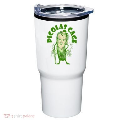 Picolas Cage Funny celebs Meme Cucumber Pickle Cute Tumbler