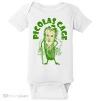 Picolas Cage Funny celebs Meme Cucumber Pickle Cute Baby Bodysuit thumb 0