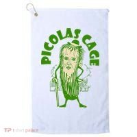 Picolas Cage Funny celebs Meme Cucumber Pickle Cute Golf Towel thumb 0