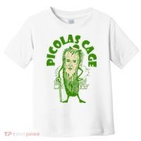 Picolas Cage Funny celebs Meme Cucumber Pickle Cute Toddler T-Shirt thumb 0
