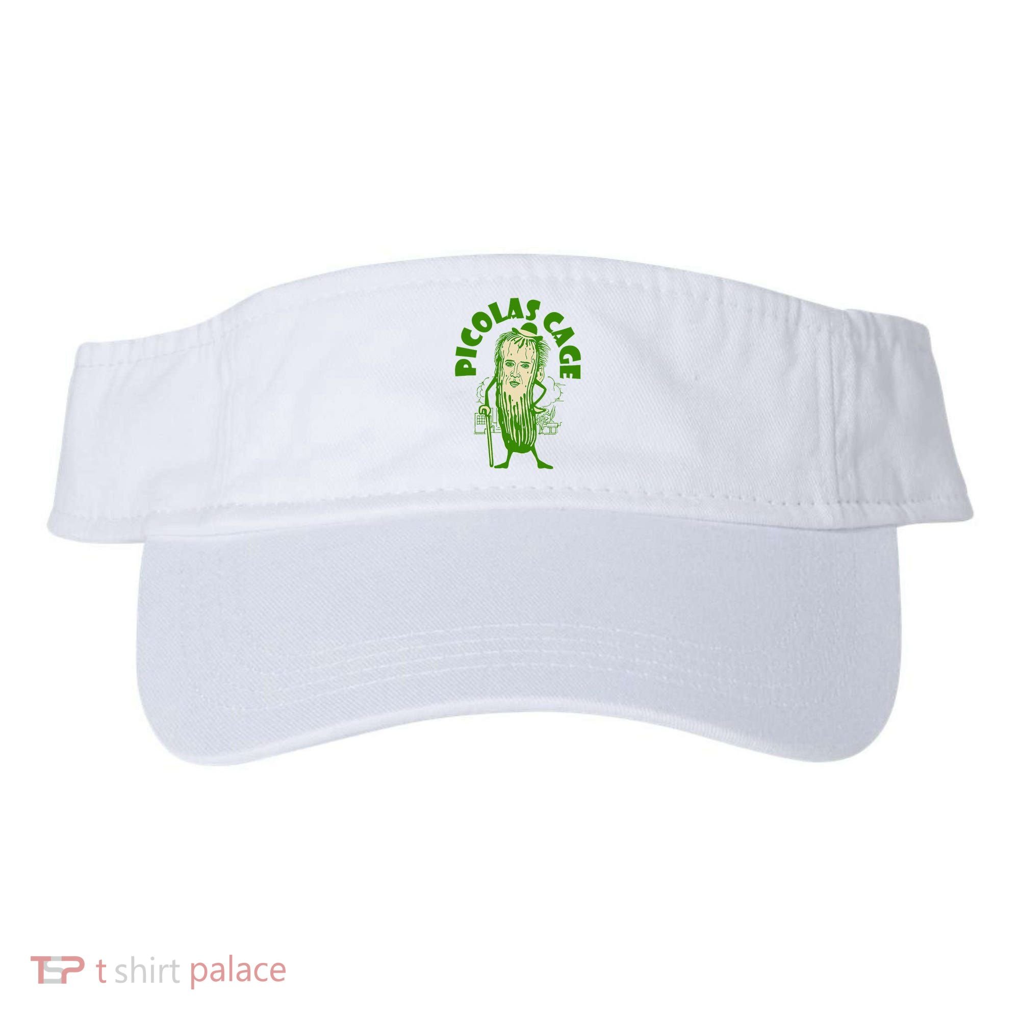 Picolas Cage Funny celebs Meme Cucumber Pickle Cute Visor