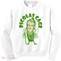Picolas Cage Funny celebs Meme Cucumber Pickle Cute Kids Sweatshirt thumb 0