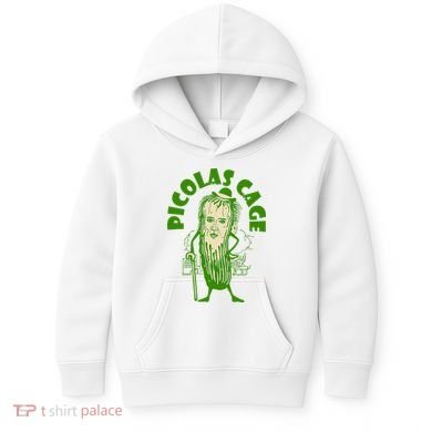 Picolas Cage Funny celebs Meme Cucumber Pickle Cute Kids Hoodie