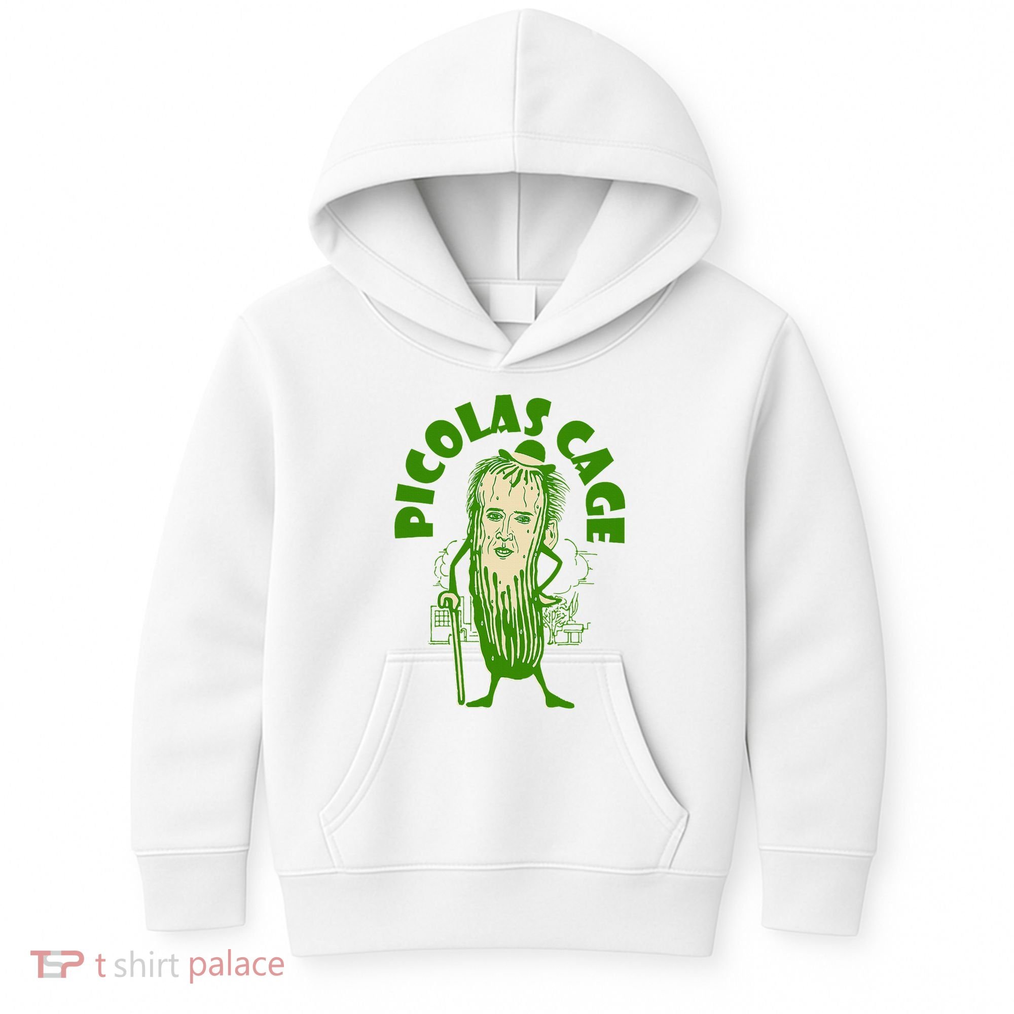 Picolas Cage Funny celebs Meme Cucumber Pickle Cute Kids Hoodie
