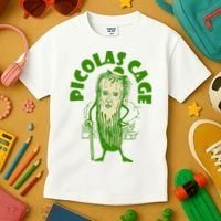 Picolas Cage Funny celebs Meme Cucumber Pickle Cute Kids T-Shirt thumb 3