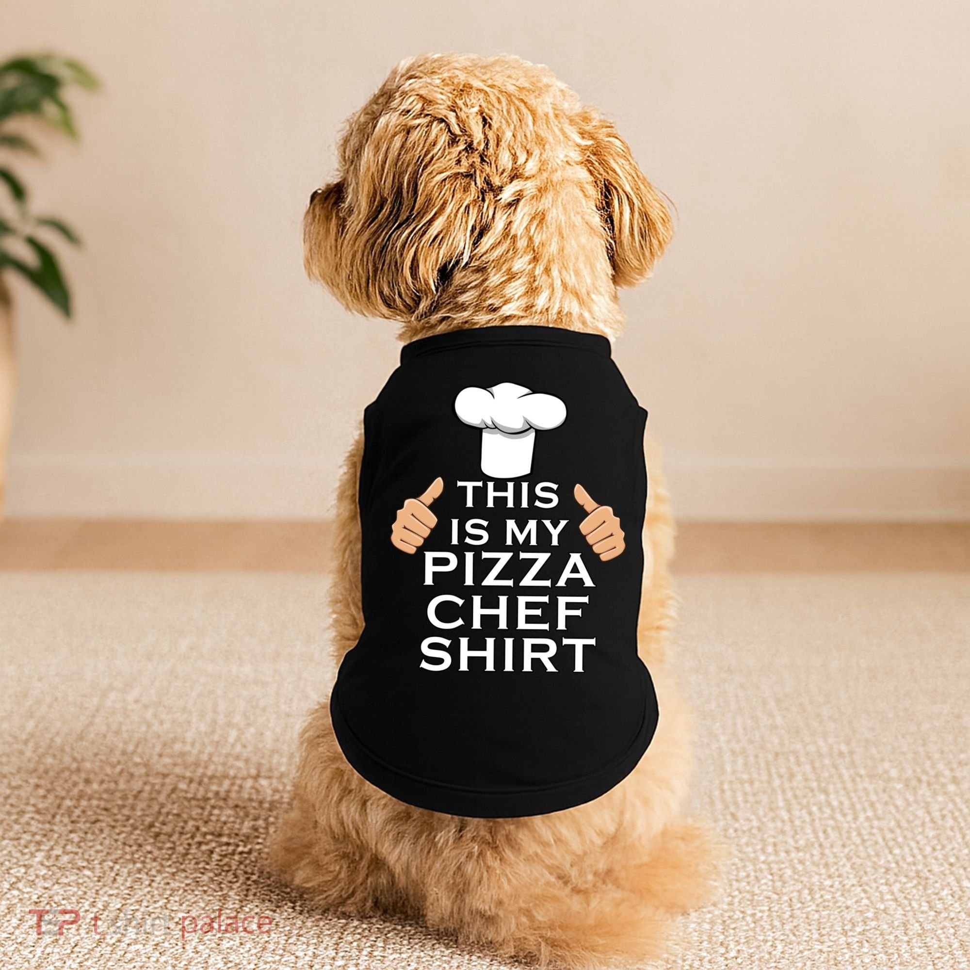 Pizza Chef Funny Pizza Maker Italian Food Great Gift Doggie Tank