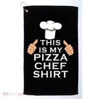 Pizza Chef Funny Pizza Maker Italian Food Great Gift Golf Towel thumb 0