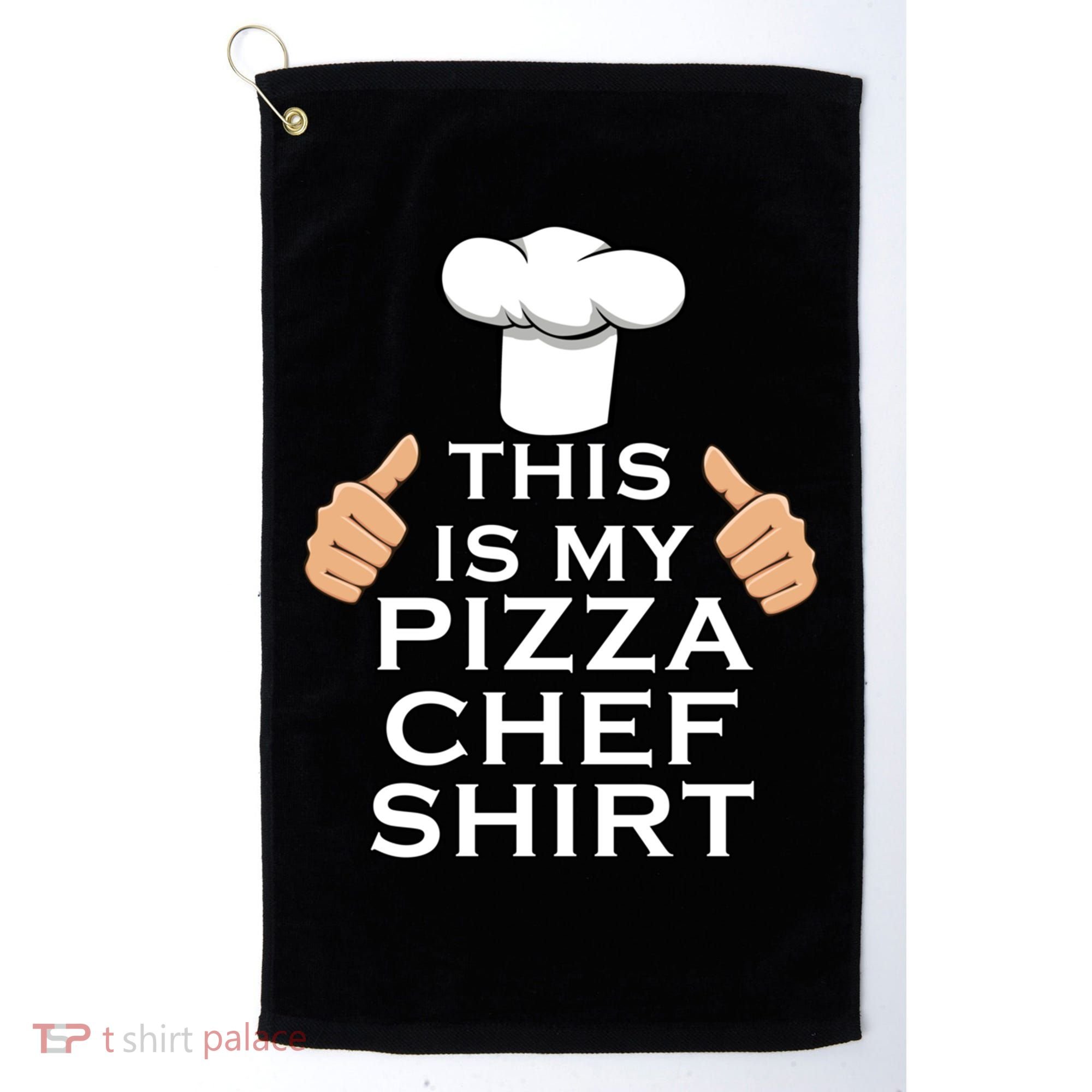 Pizza Chef Funny Pizza Maker Italian Food Great Gift Golf Towel