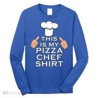 Pizza Chef Funny Pizza Maker Italian Food Great Gift Long Sleeve Shirt thumb 0